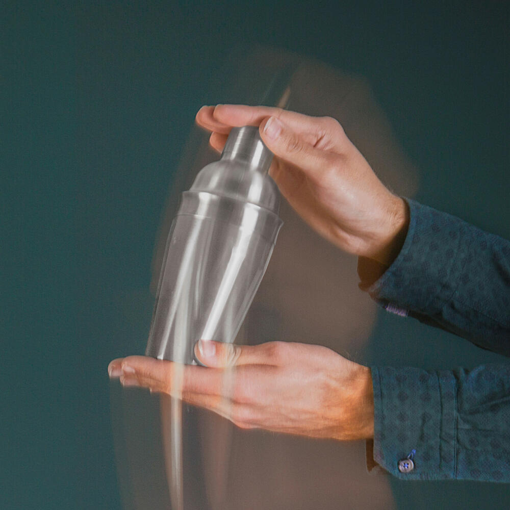 Vacu Vin Cocktail Shaker, Barshaker, Cocktailmixer, Edelstahl, Silbern, 78423606