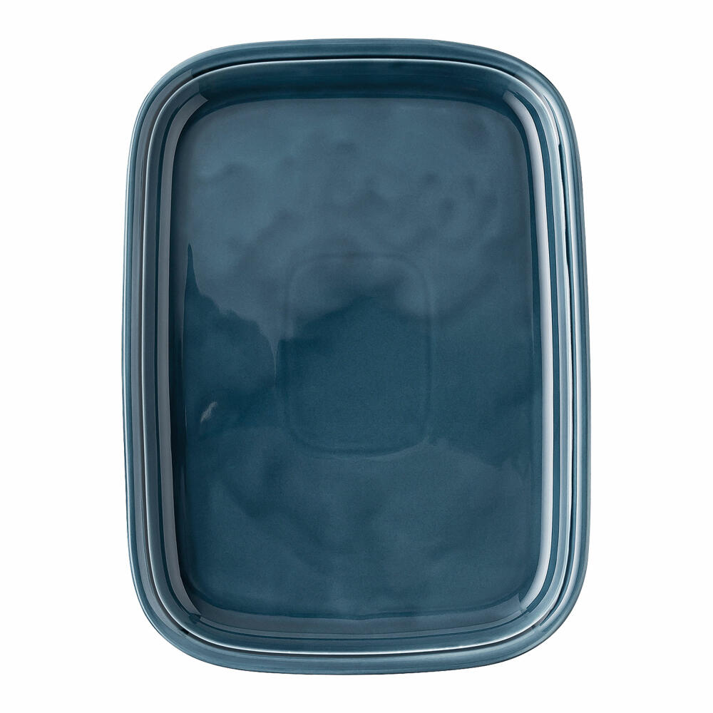 Thomas Trend Colour Platte, Servierplatte, Teller, Porzellan, Night Blue, 33 cm, 11400-401920-12733