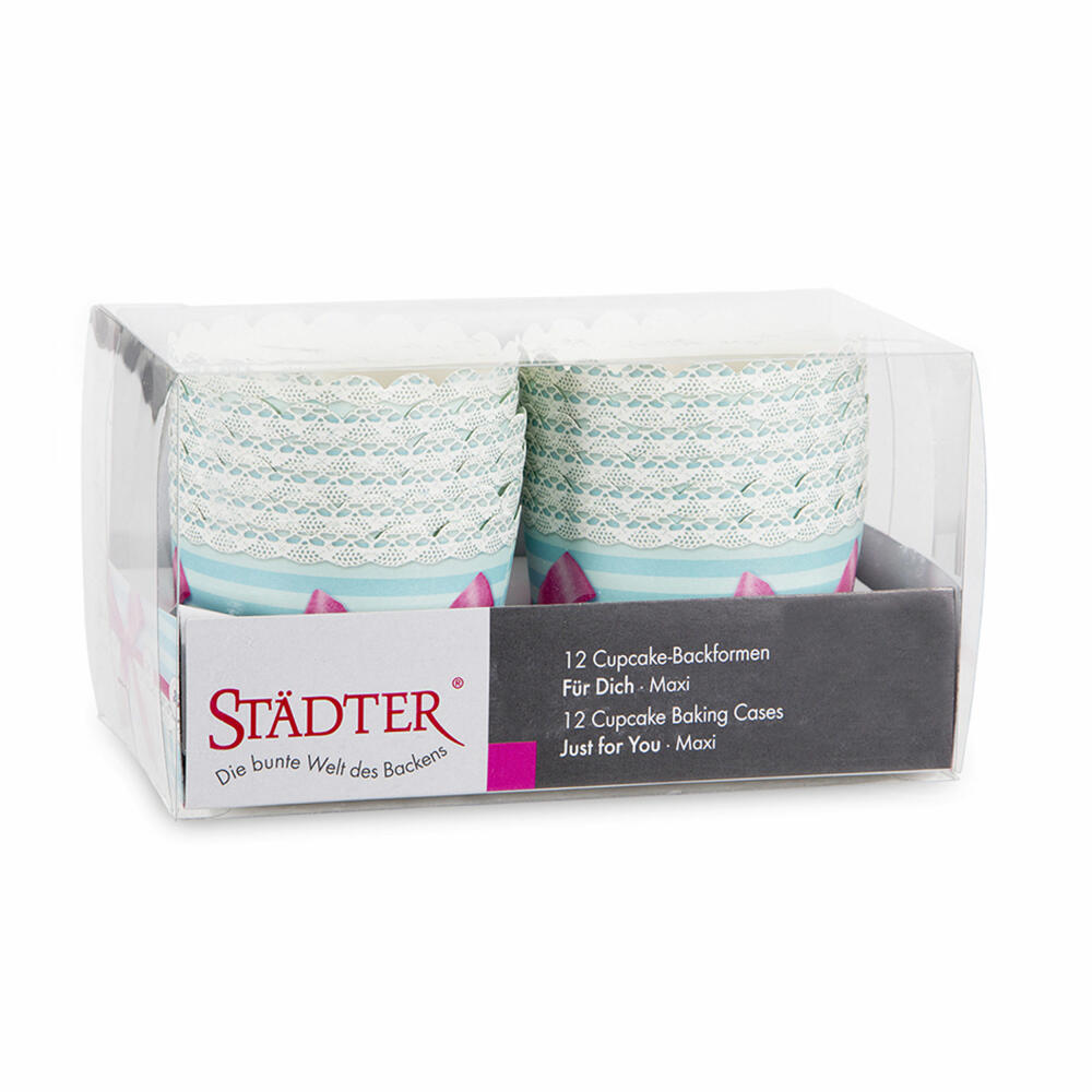 Städter Cupcake Baking Tin For You, 12 Pieces, Paper Cases, Baking Cups, Paper Baking Cups, Paper, 336483