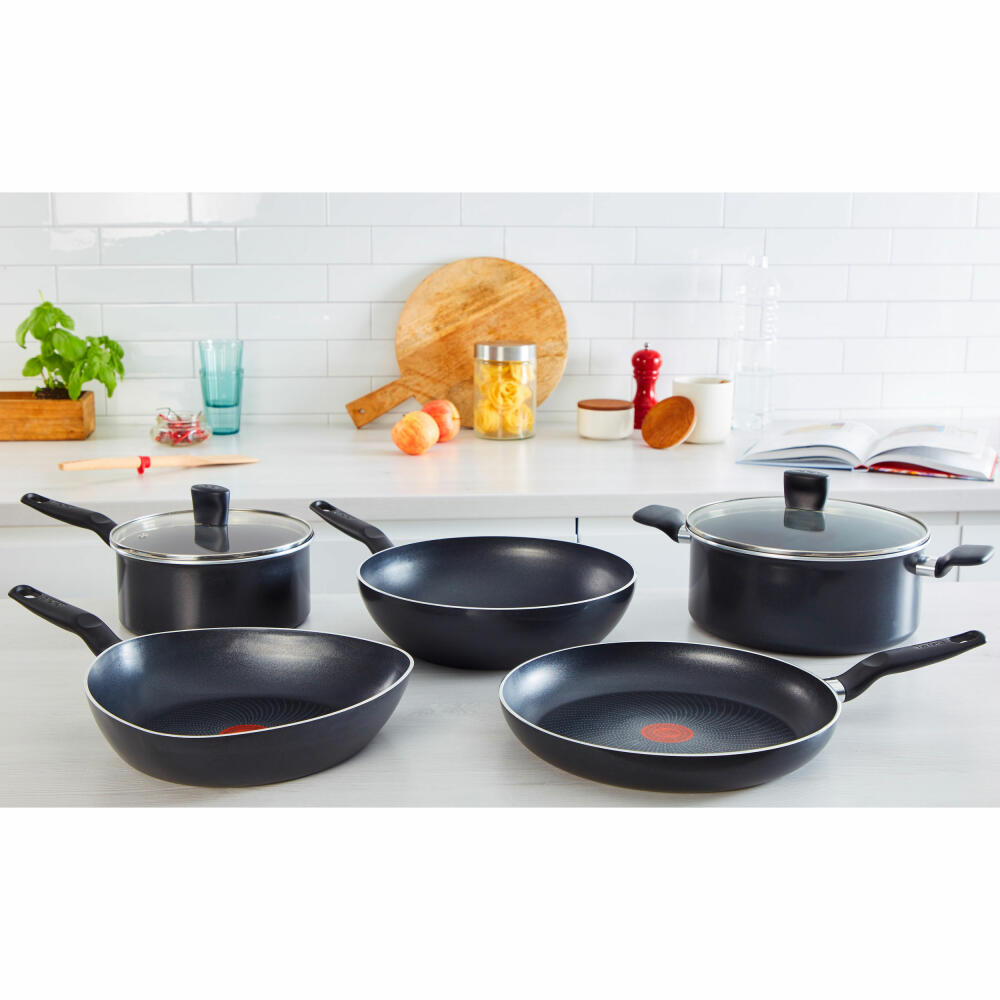 Tefal Start Easy Dreiecks-Pfanne, Bratpfanne, Pfanne, Induktionsgeeignet, Aluminium, Ø 26 cm, C26770