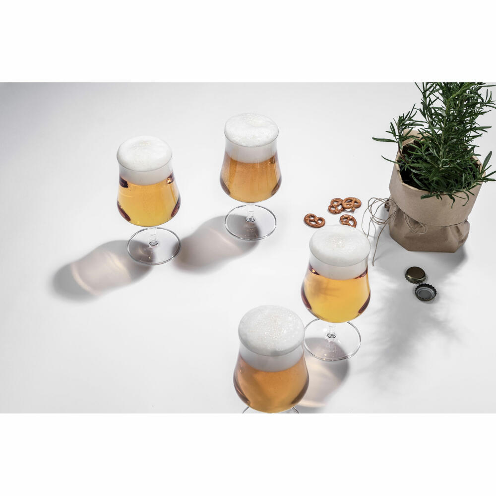 Schott Zwiesel Craftbiergläser 4er Set Craft Universal Beer Basic, Biergläser, Glas, 300 ml, 130013