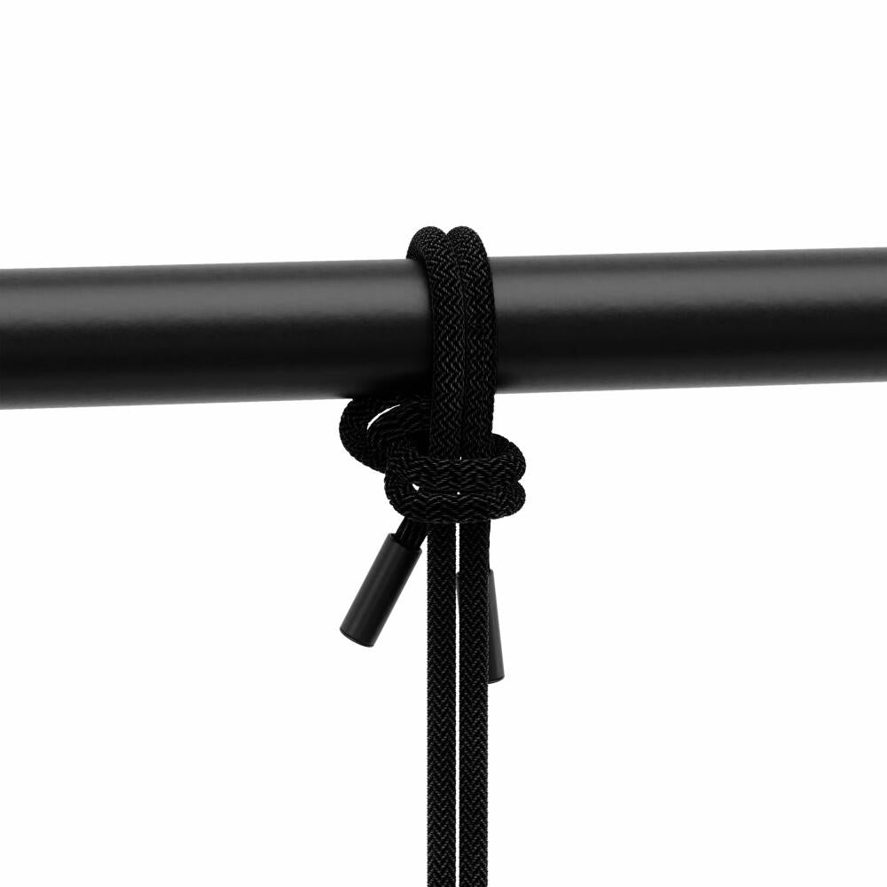 Umbra Vase Triflora Set of 5, Hanging Flower Pot, Wall Vase, Flower Basket, Steel, Black, 1018086-040