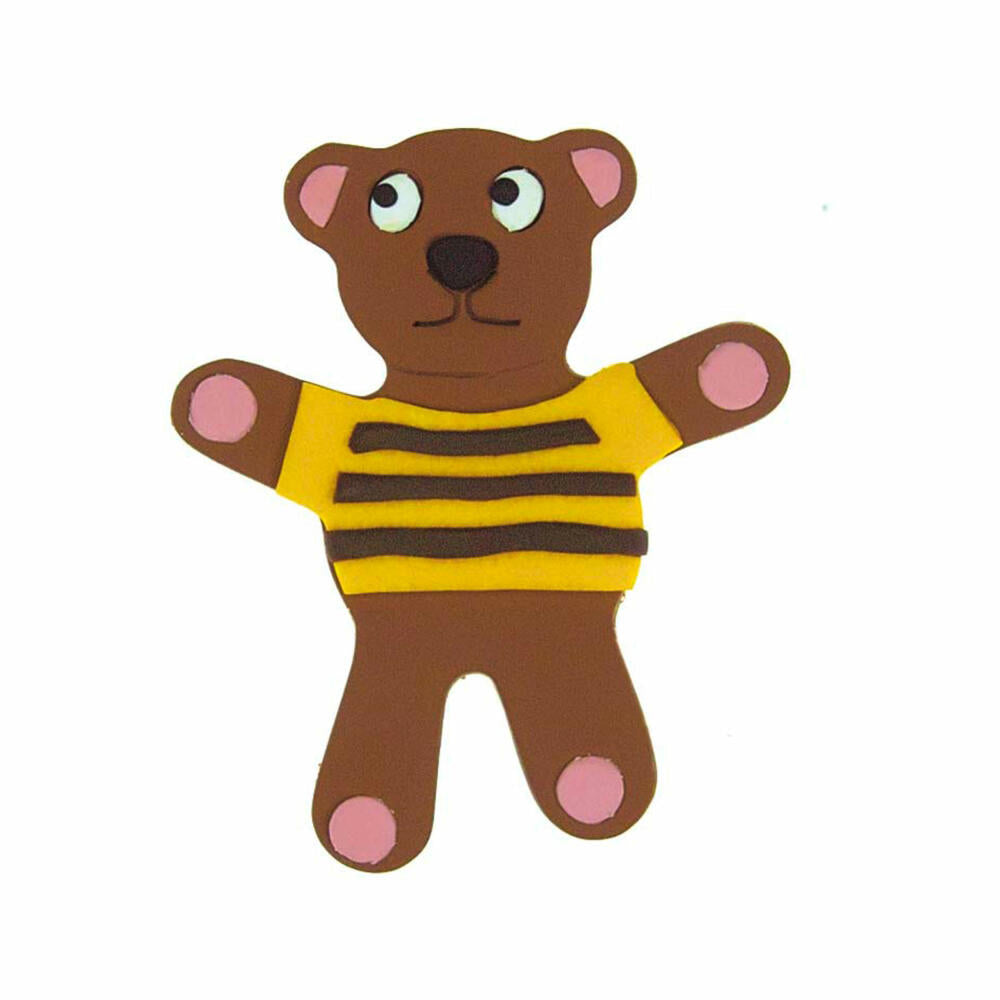 Städter Präge-Ausstecher Teddybär mit Gesicht, Ausstechform, Plätzchenform, Keks, Plätzchen, Edelstahl, 8 cm, 040106