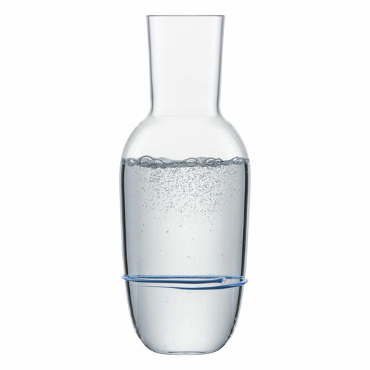 Zwiesel Glas Handmade Karaffe Aura Blau, Wasserkaraffe, Wasserflasche, 1.5 L, 121684