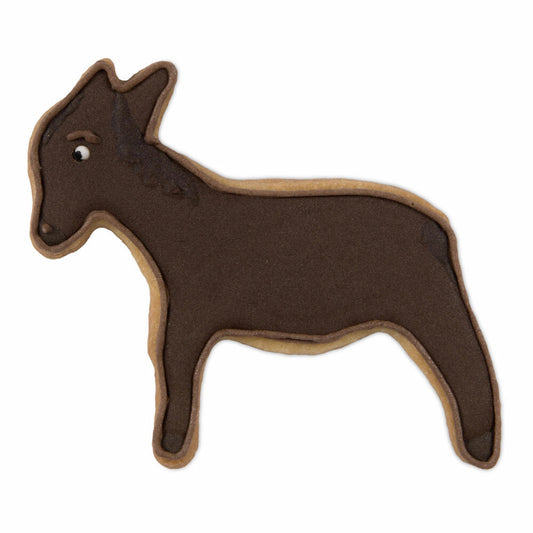 Städter cookie cutter donkey, cookie cutter, cookie mold, biscuit, cookies, stainless steel, 10 cm, 157033