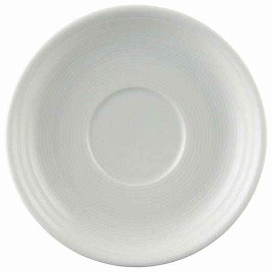 Thomas Trend Frühstücks-Untertasse, Cappuccino-Untertasse, Porzellan, Weiß, Spülmaschinenfest, 16 cm, 14661