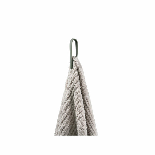 Zone Denmark Handtuchhalter Loop Magnet, 2er Set, Handtuchaufhänger, Handtuchclip, Silikon, Olive Green, 27928