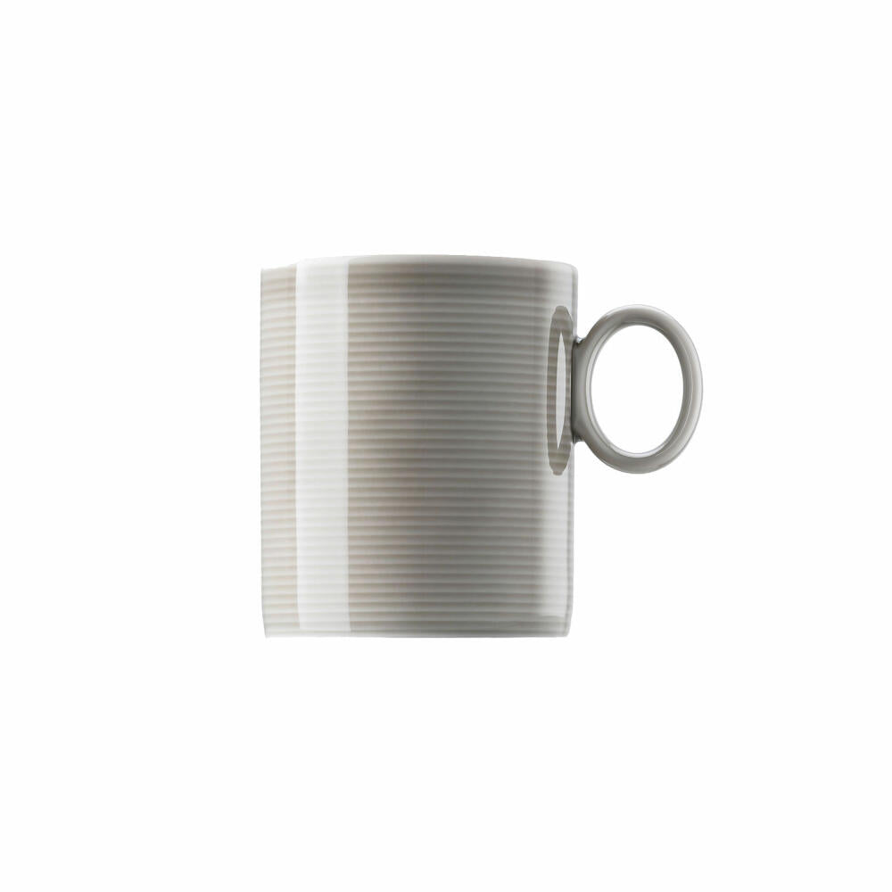 Thomas Loft by Rosenthal Mug with handle large, Porcelain, Moon Grey, 380 ml, 11900-401917-15571
