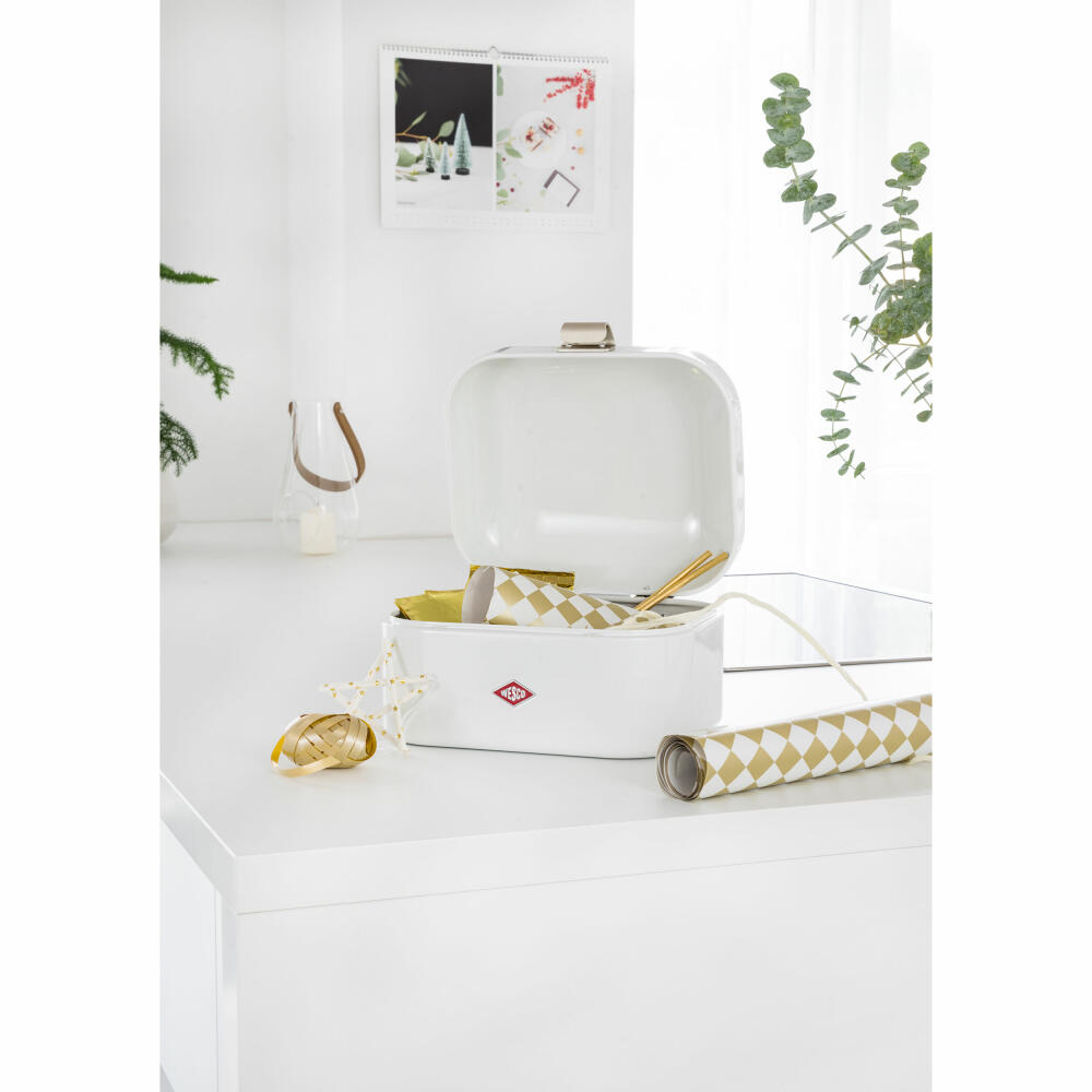 Wesco Brotkasten Single Grandy, unbestückt, Stahlblech pulverbeschichtet, Sand matt, 235101-87