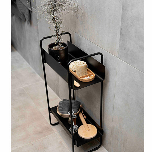 Zone Denmark Konsolentisch A-Console Table, Beistelltisch, Flurtisch, Regal, Metall, Black, H 77.7 cm, 26991