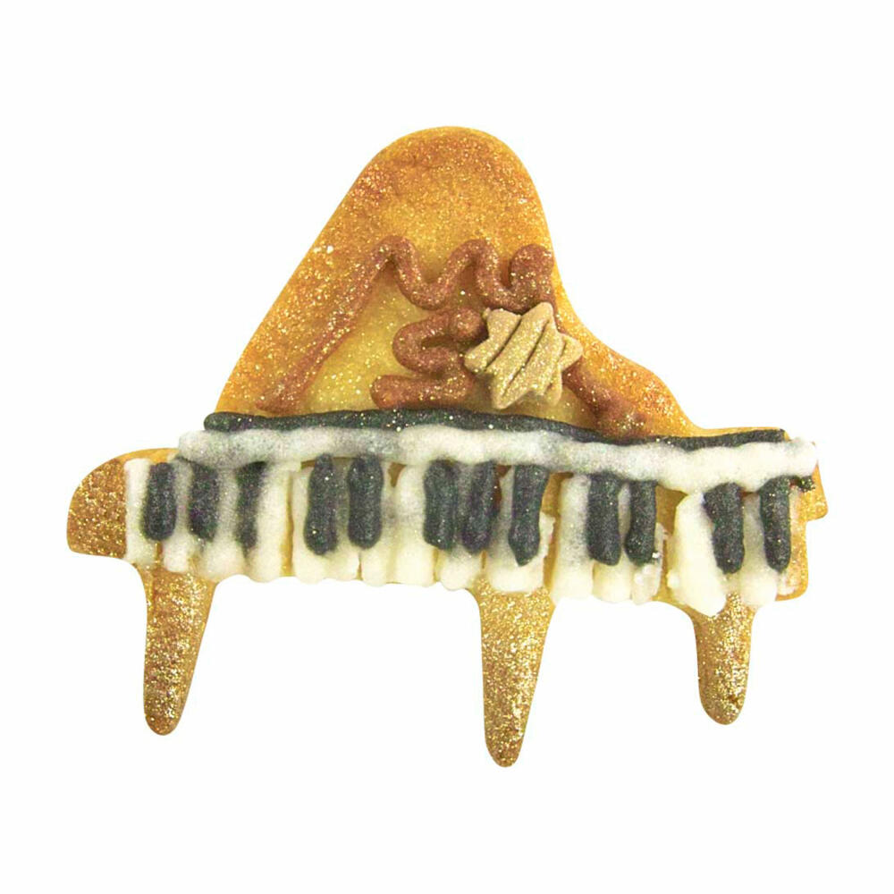 Städter cookie cutter grand piano, cookie cutter, cookie mold, biscuit, cookies, stainless steel, 5 cm, 110045