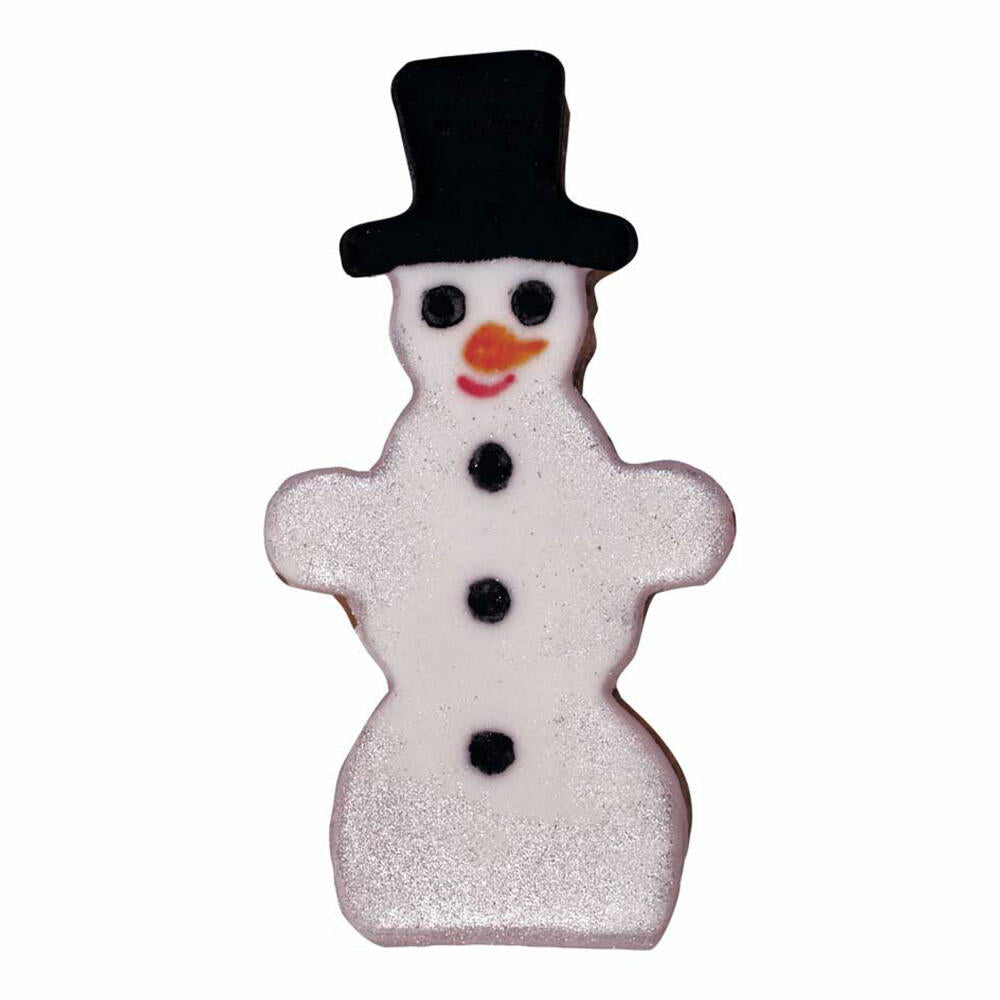 Städter cookie cutter snowman, cookie cutter, cookie mold, biscuit, cookies, stainless steel, 7 cm, 095137