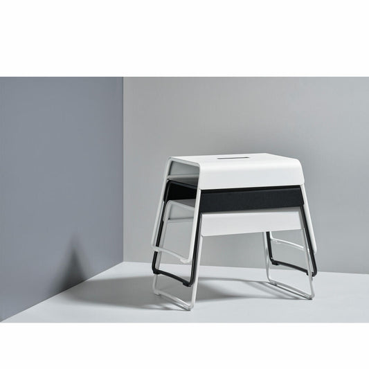 Zone Denmark Schemel A-Stool, Hocker, Trithocker, Fußbank, Metall, Black, H 27.5 cm, 331818