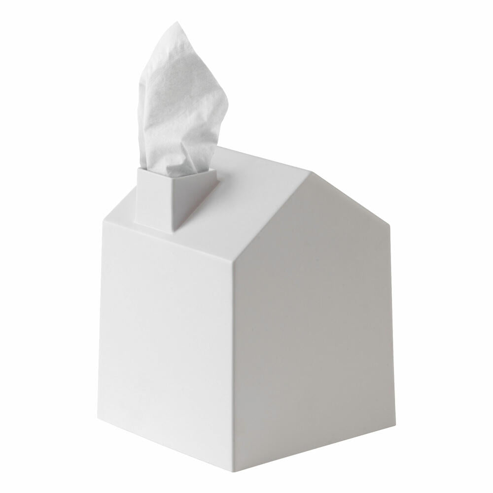 Umbra Casa cosmetic tissue box, cosmetic tissue box, tissue dispenser, plastic, white, 17 cm, 023340-660