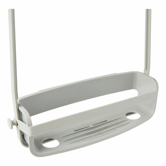 Umbra Flex shower shelf, shower shelf, shower shelf, shower valet, plastic / rubber, grey, 32 cm, 023460-918