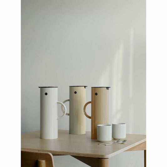 Stelton Isolierkanne EM77 Mellow Yellow, Kanne, Kunststoff, Glas, Gelb, 1 L, 1805