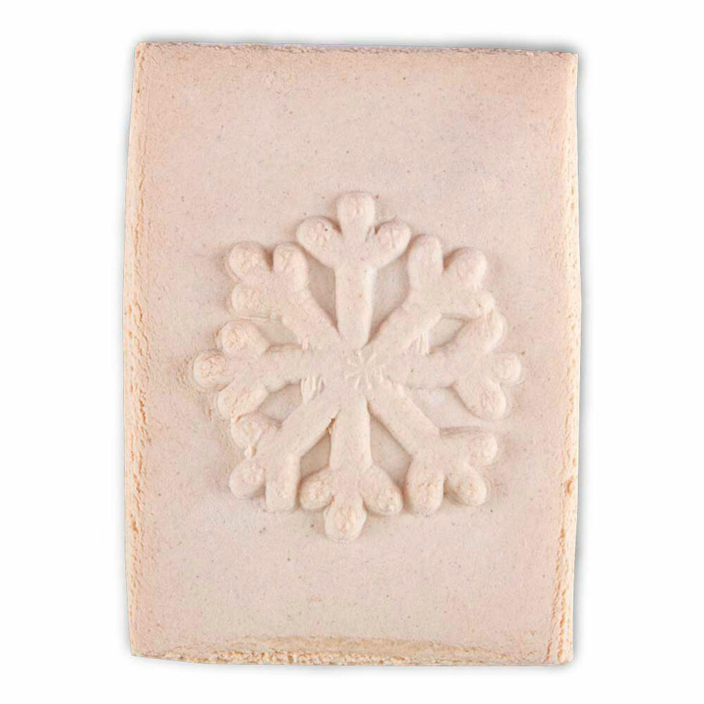 Städter Springerle-Model Eiskristall, Holz-Prägeform, Plätzchenform, Spekulatiusform, Holz, 6 x 8 cm, 847071