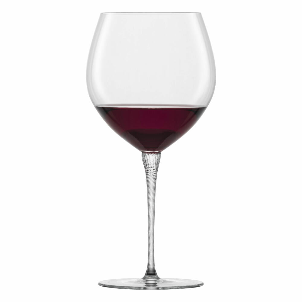 Zwiesel Glas Handmade Burgunder Rotweinglas Highness 2er Set, Wein Glas, 619 ml, 121567