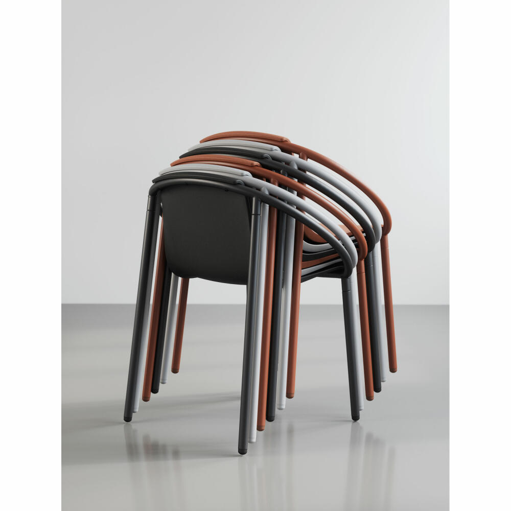 Umbra Ringo Chair, Dining Chair, Patio Chair, Steel, Plastic, Black, 55 x 64 x 74 cm, 1018223-040