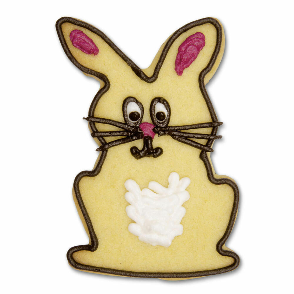 Städter Ausstecher Hase Sitzend, Ausstechform, Plätzchenform, Keks, Plätzchen, Edelstahl, 7 cm, 116054