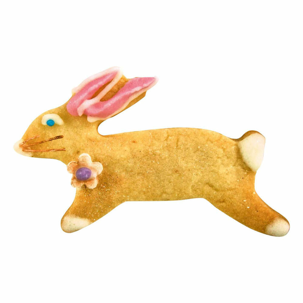 Städter Cookie Cutter Rabbit Jumping, Cookie Cutter, Cookie Mold, Biscuit, Cookies, Stainless Steel, 7.5 cm, 160033
