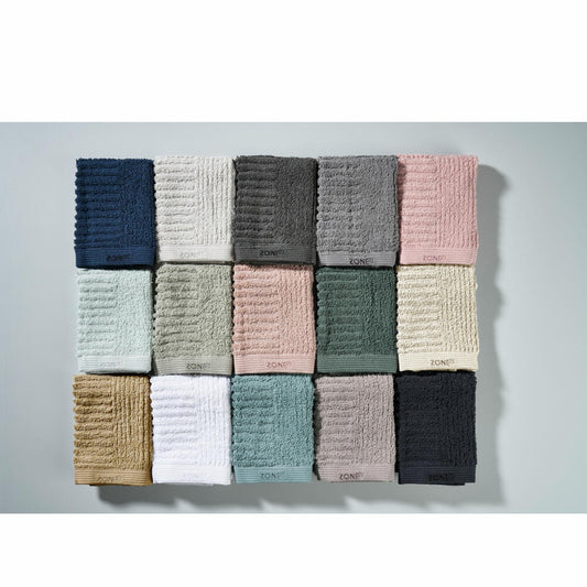 Zone Denmark Waschlappen Classic, Waschhandschuh, Baumwolle, White, 30 x 30 cm, 330489