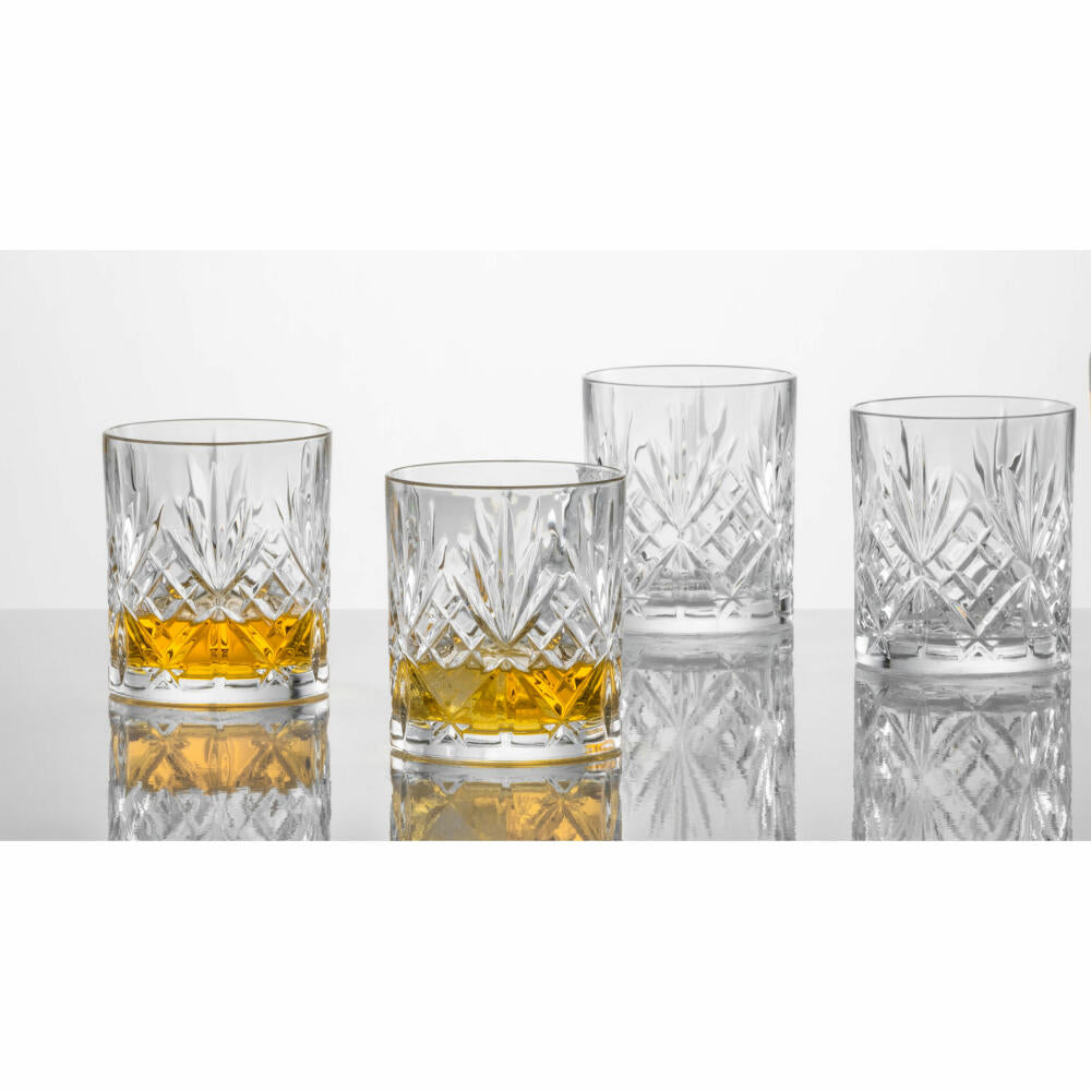 Schott Zwiesel Whiskyglas 4er Set Show, Tumbler, Whiskygläser, Kristallglas, 334 ml, 121877