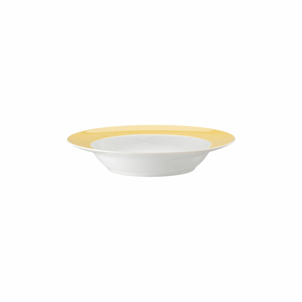 Thomas Suppenteller Sunny Day Soft Yellow, tiefer Teller, Pastateller, Porzellan, Gelb, 23 cm, 10850-408549-10323
