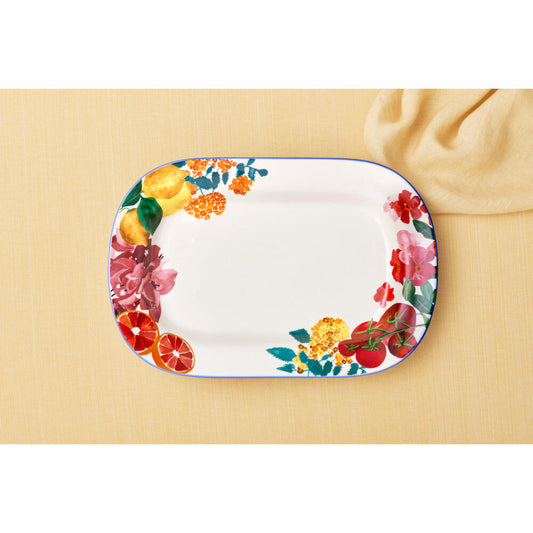 Maxwell & Williams Capri Platte, Servierplatte, Servierteller, in Geschenkbox, Keramik, 38 x 25 x 5 cm, DR0528