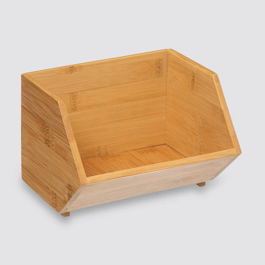 5five Simply Smart Stapelbarer Mini-Organizer Bamboo S, Bambus, Beige, 167732