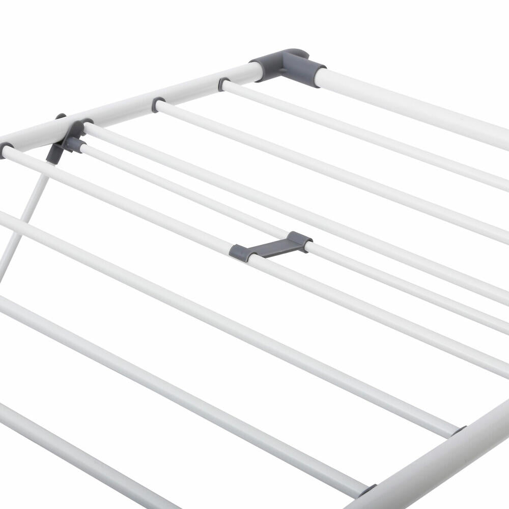 5five Simply Smart Klappbarer Wäscheständer Sinai Deck, Stahl, PP-Kunststoff, Weiß, 15 Meter, 117349