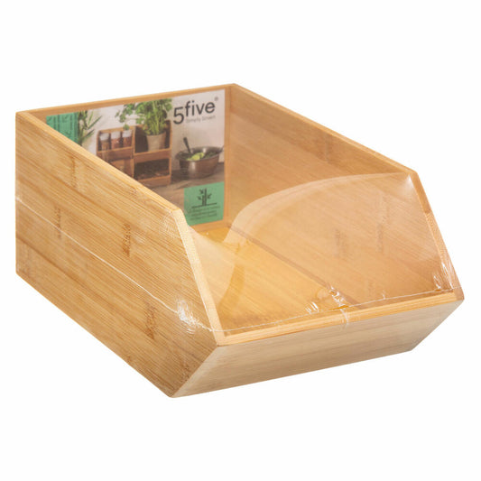 5five Simply Smart Stapelbarer Organizer Bamboo M, Bambus, Beige, 167733