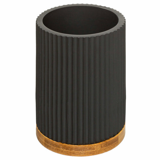 5five Simply Smart WC-Bürste Modern Color, Toilettenbürste, Materialmix, Schwarz, 174543B