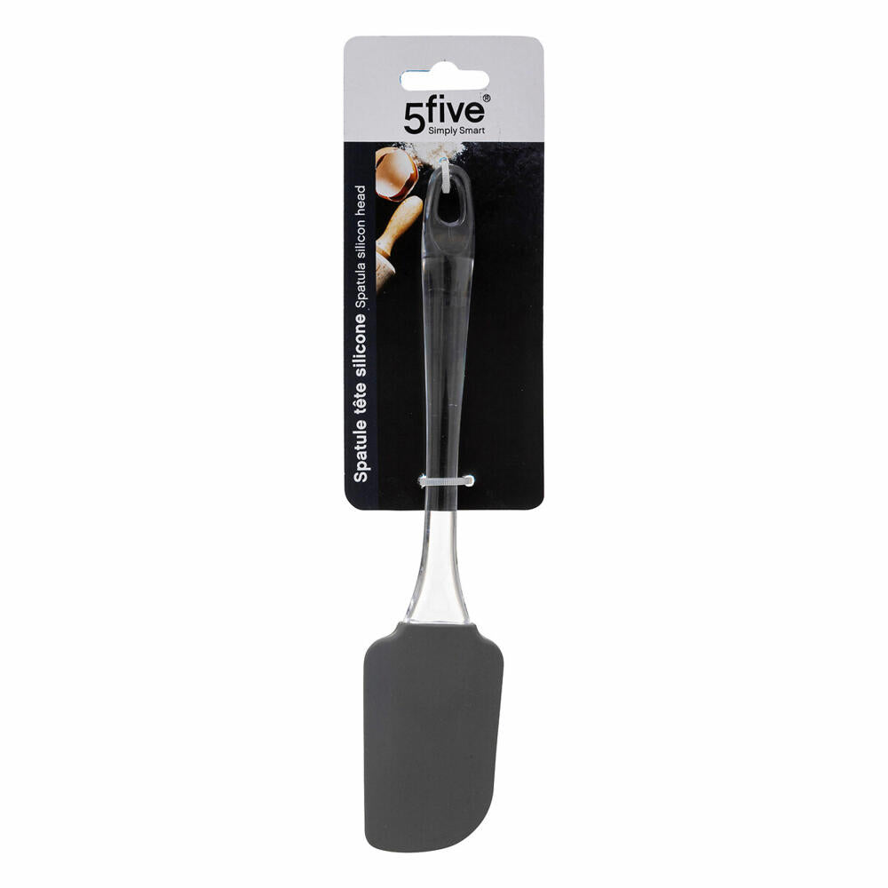 5five Simply Smart dough scraper, kitchen spatula, plastic, silicone, grey, 24.7 cm, 115216A