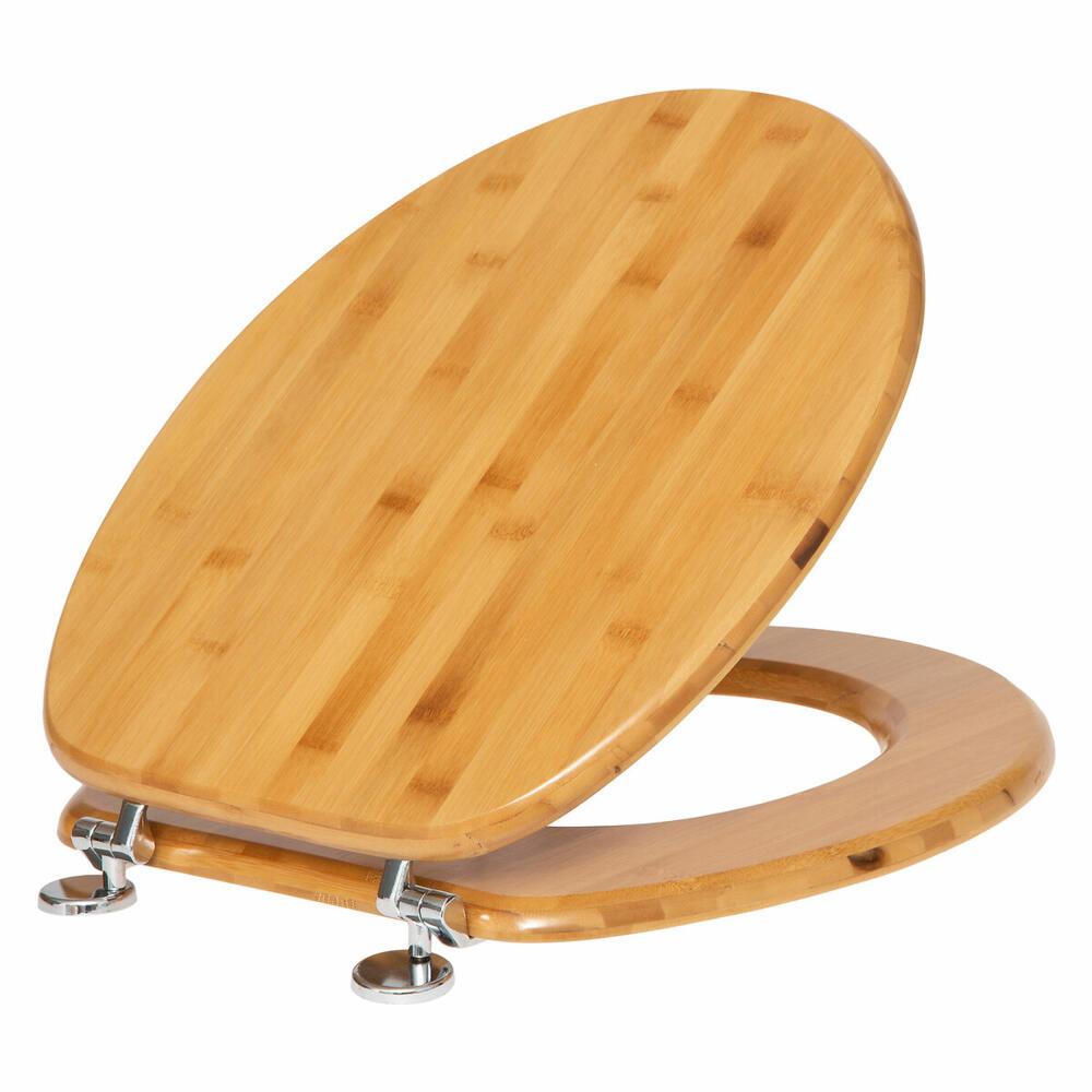 5five Simply Smart WC-Sitz Bamboo, Toilettensitz , Bambus, Zink, Braun –  Ambiente3000