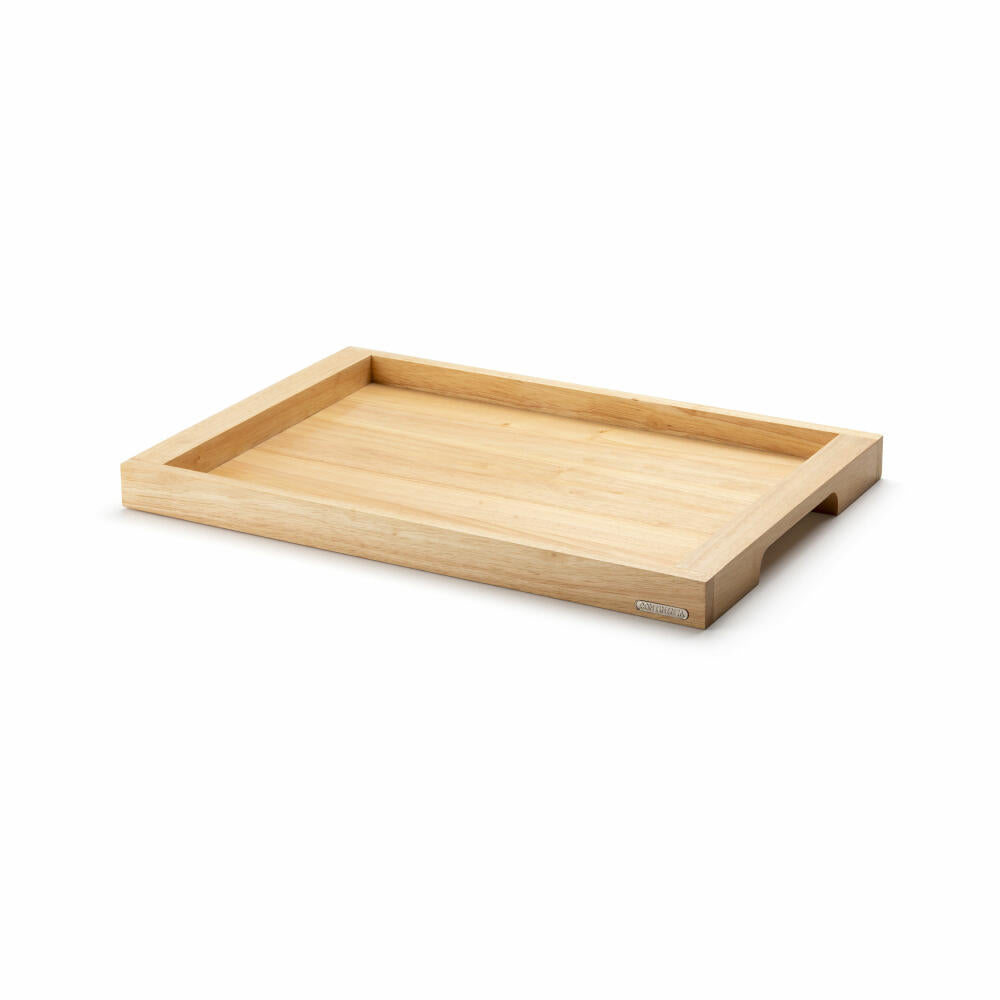 Continenta tray, serving tray, rubberwood, 54 x 36 x 4.3 cm, 3402