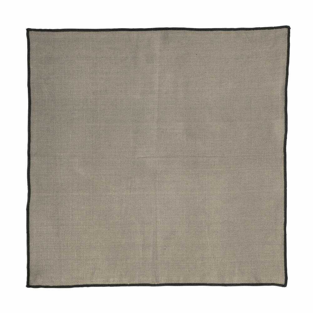 ASA Selection Napkin Natural, fabric napkin, half linen, nude, 45 x 45 cm, 37770065
