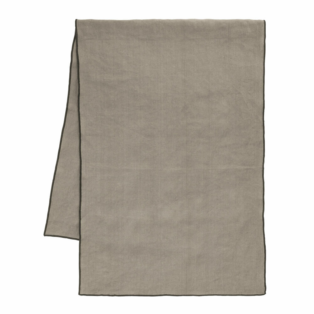 ASA Selection table runner Natural, tablecloth, half linen, nude, 135 x 50 cm, 37780065