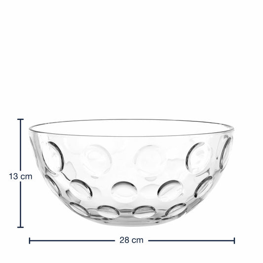 Leonardo bowl Cucina Optic, bowl, salad bowl, serving bowl, glass, Ø 28 cm, 066343
