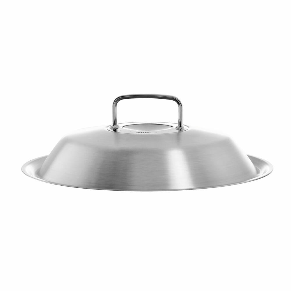 Fissler Metalldeckel für Wok Original Profi Collection (ab 2021), Edelstahl 18/10, Silbern, 30 cm, 084-888-30-600