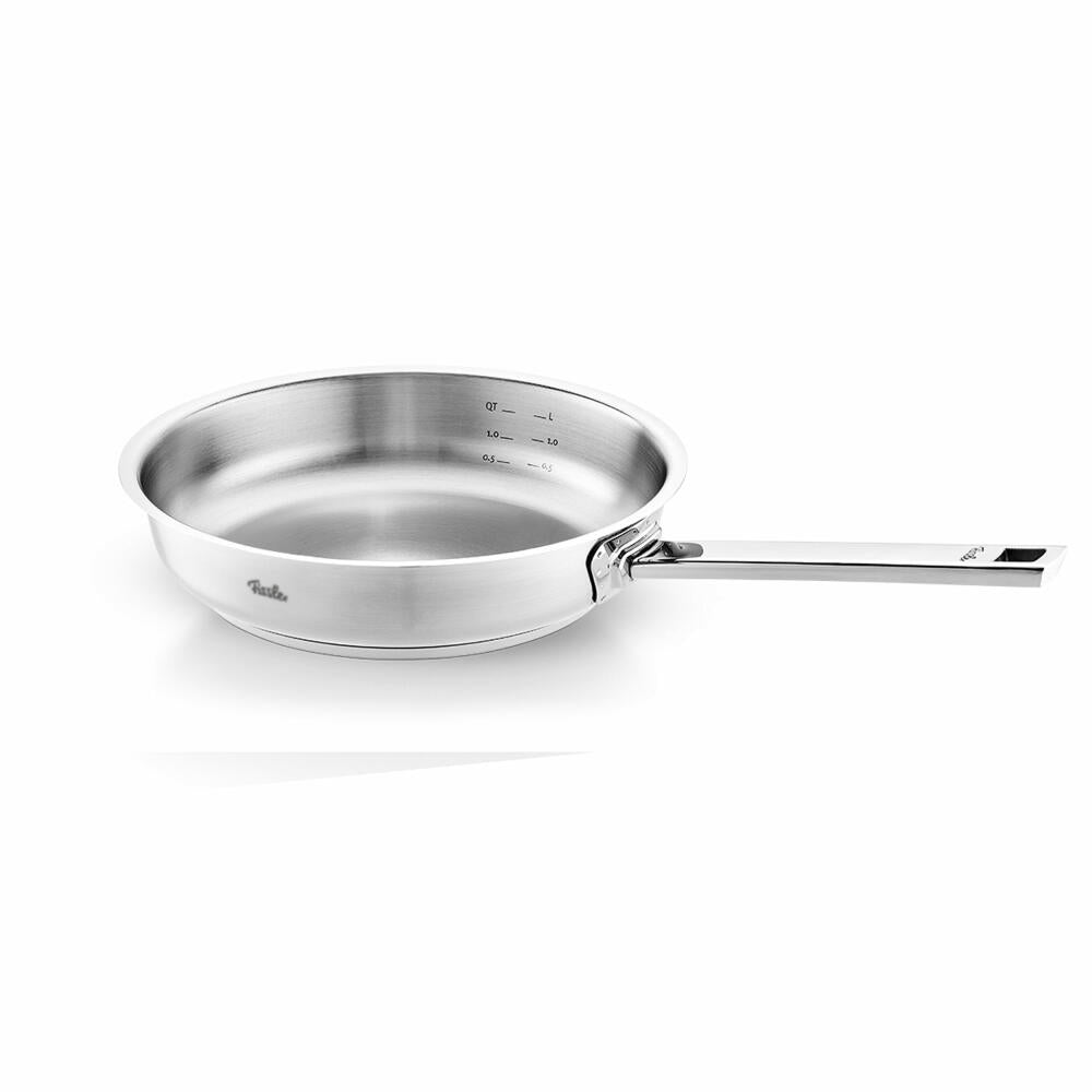 Fissler Pfanne Original-Profi Collection ohne Novogrill, Edelstahl 18/10, Silbern, 24 cm, 084-478-24-100