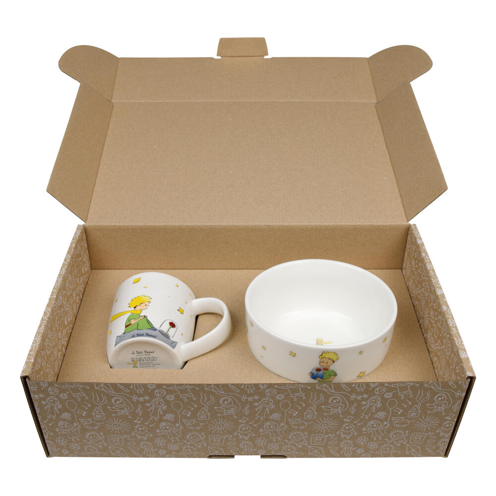 Könitz Kinderset 3-tlg. Le Petit Prince, Teller, Tasse, Schale, New Bone, Bunt, 1150002901