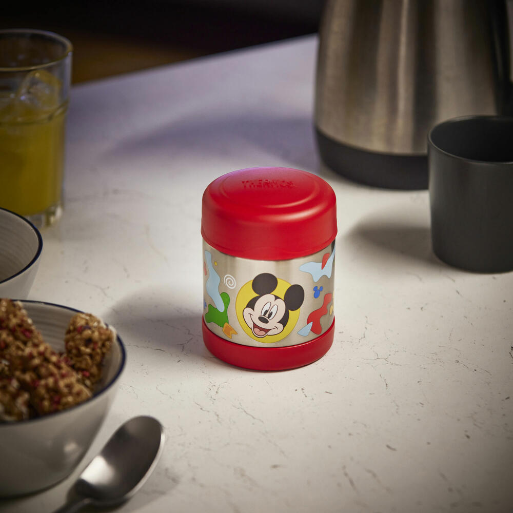 THERMOS kids Isolier-Speisegefäß FUNTAINER FOOD JAR DISNEY Mickey, Speisebehälter, Thermobehälter, Edelstahl, 300 ml, 4114411030