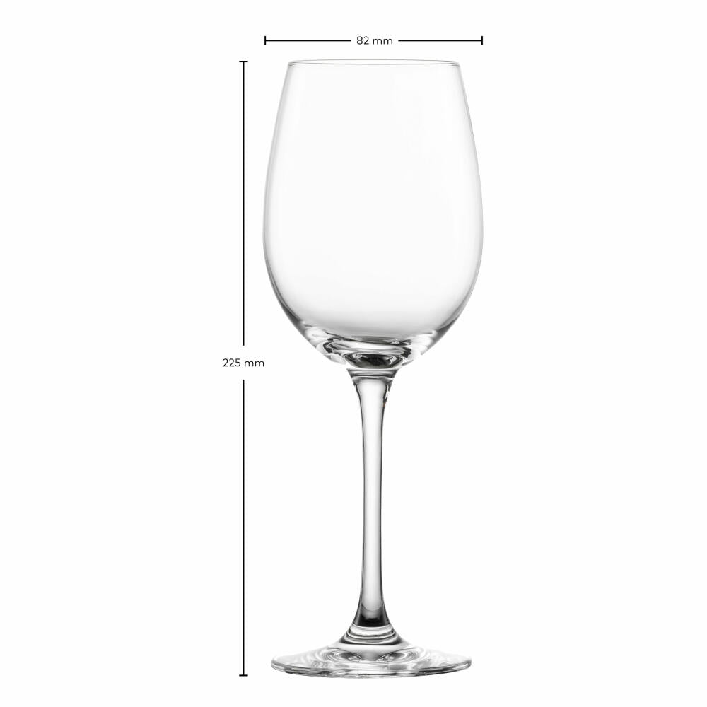 Schott Zwiesel Burgundy Glass Classico Set of 6, Crystal Glass, Transparent, 408 ml, 123651