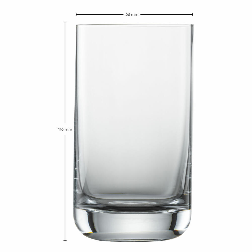 Schott Zwiesel Wasserglas Simple 6er Set, Kristallglas, Transparent, 255 ml, 123661