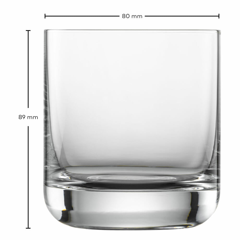 Schott Zwiesel Whiskybecher Simple 6er Set, Kristallglas, Transparent, 285 ml, 123664