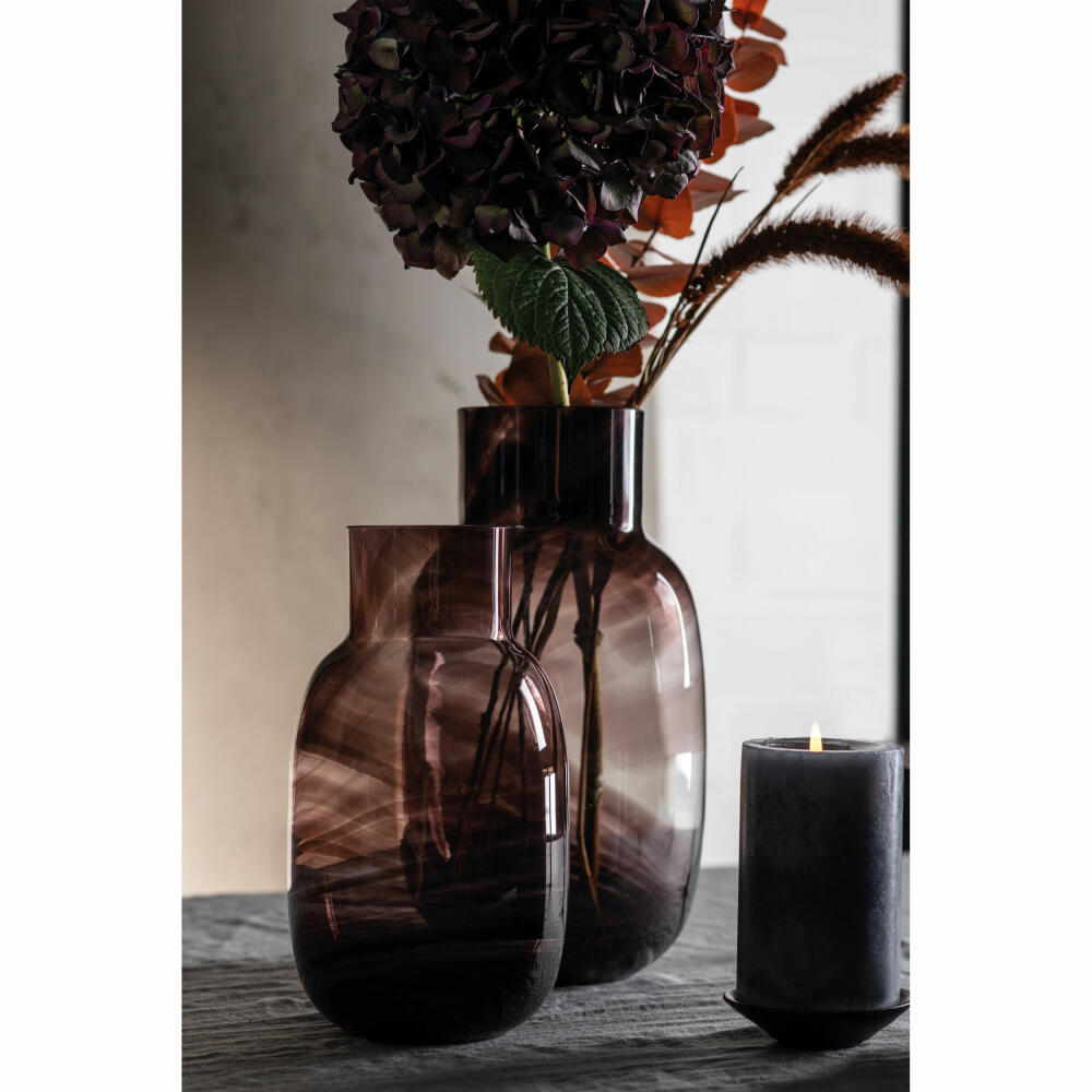 Zwiesel Glas Handmade Vase Dark Waters S, crystal glass, brown, 123426