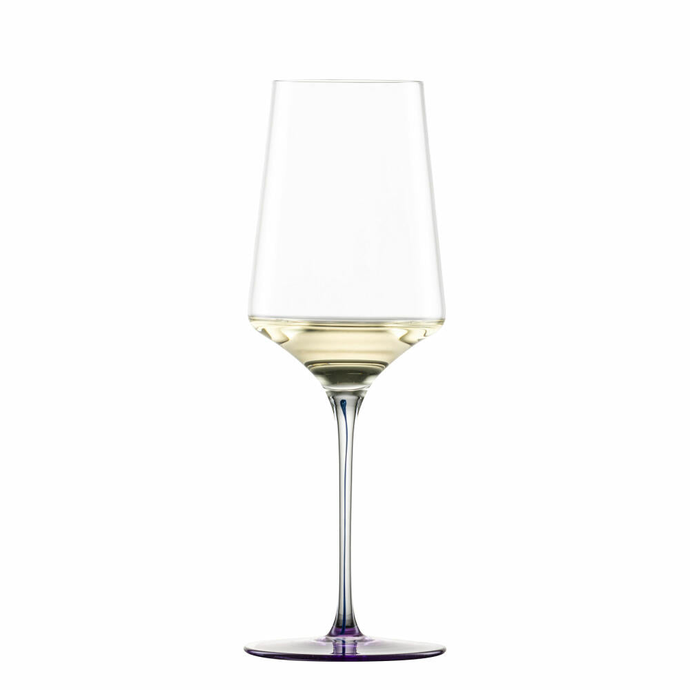 Zwiesel Glas Handmade Weißweinglas Ink, Kristallglas, Violett, 407 ml, 123415