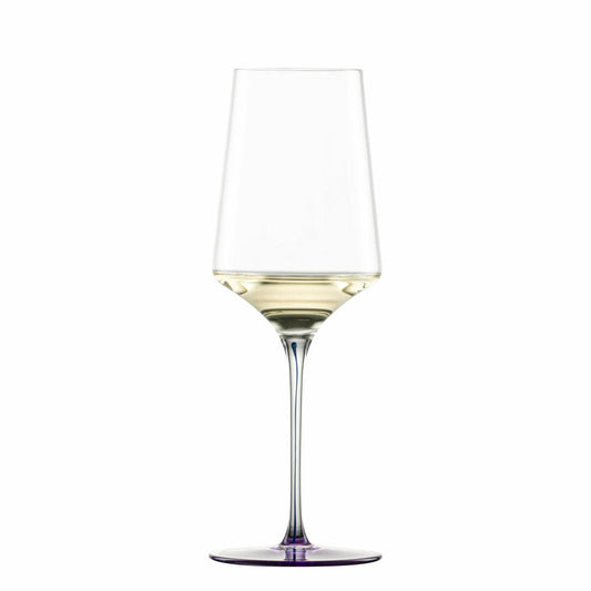 Zwiesel Glas Handmade Weißweinglas Ink, Kristallglas, Violett, 407 ml, 123415