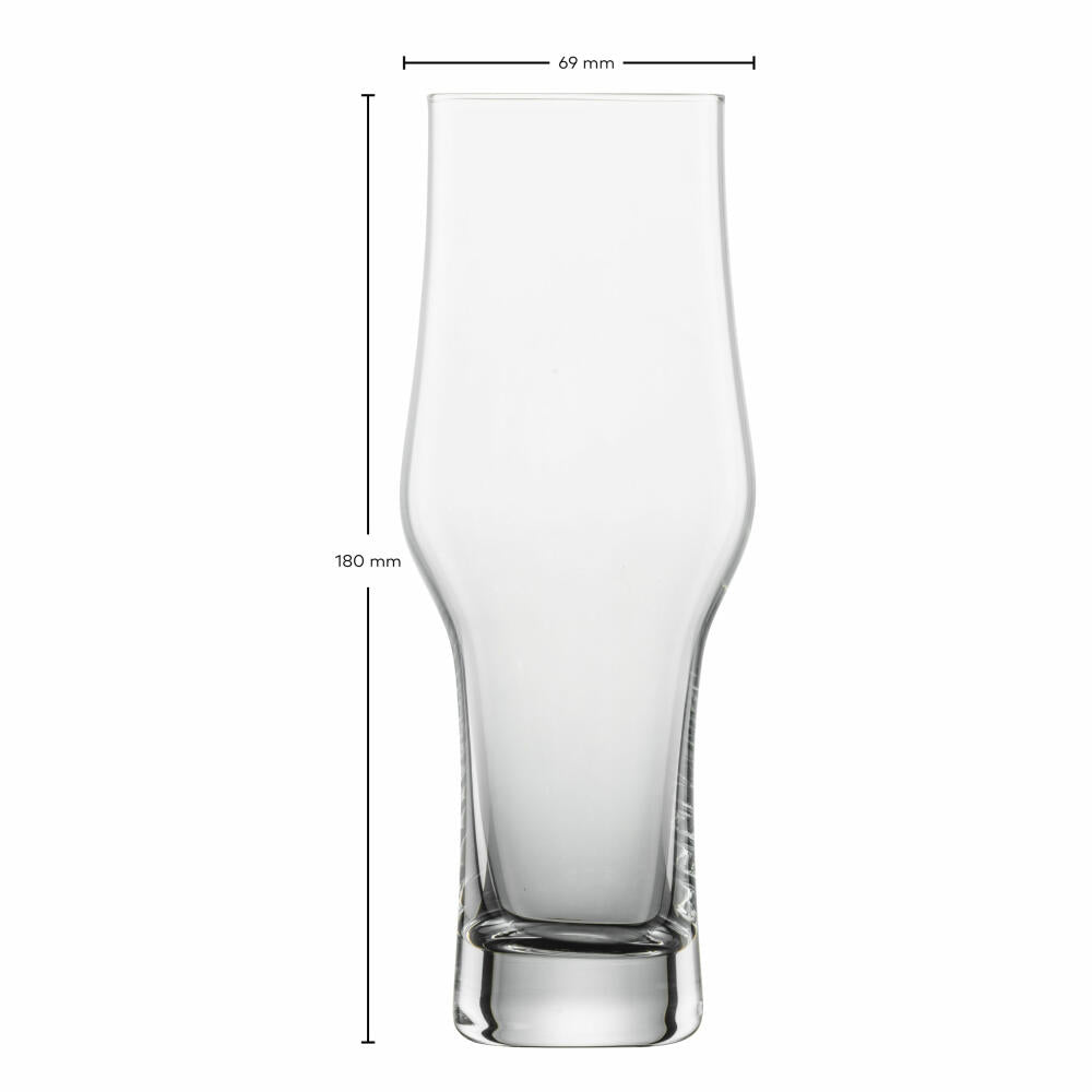 Schott Zwiesel IPA-Bierglas Beer Basic 4er Set, Glas, Transparent, 365 ml, 123648